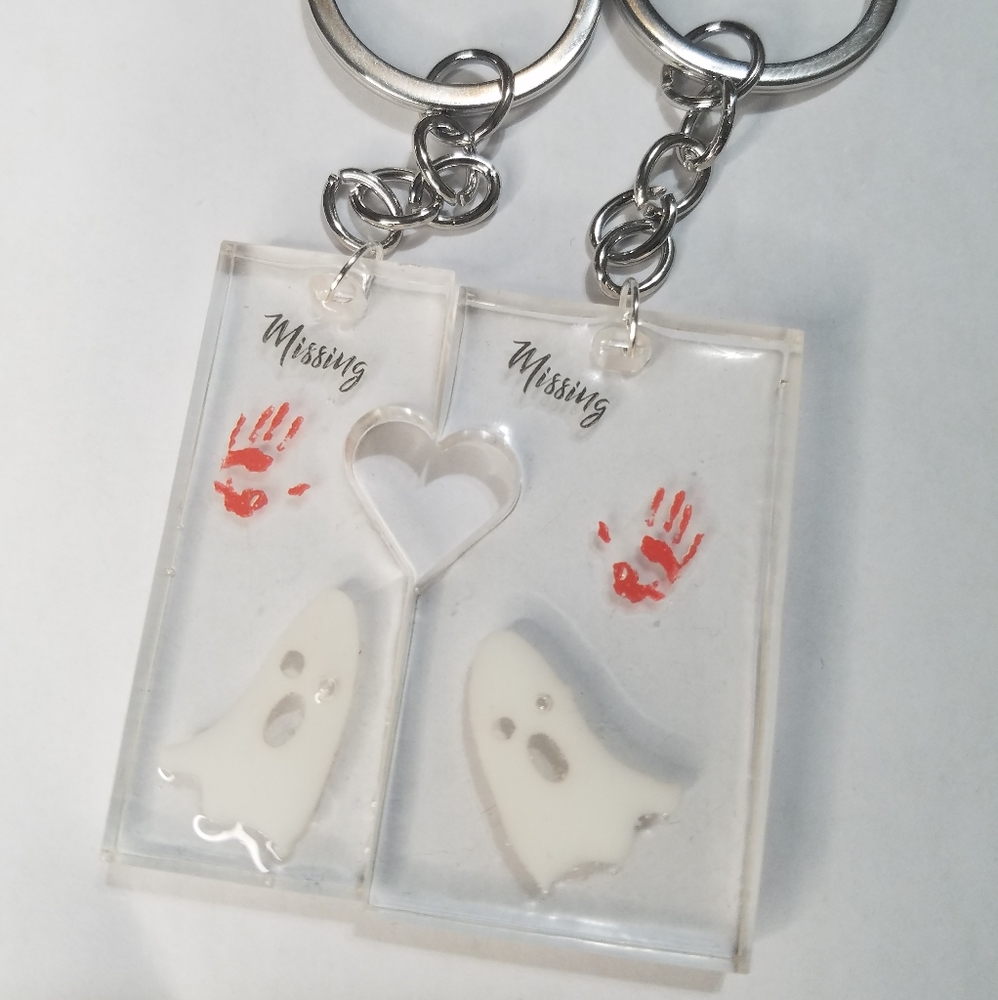 ❣Matching Ghost Keychains Set - Picture 3 of 7